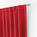 Cortinas Blackout Catania Roja 1