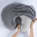 Funda De Almohada Lactancia Alpes Gris 1