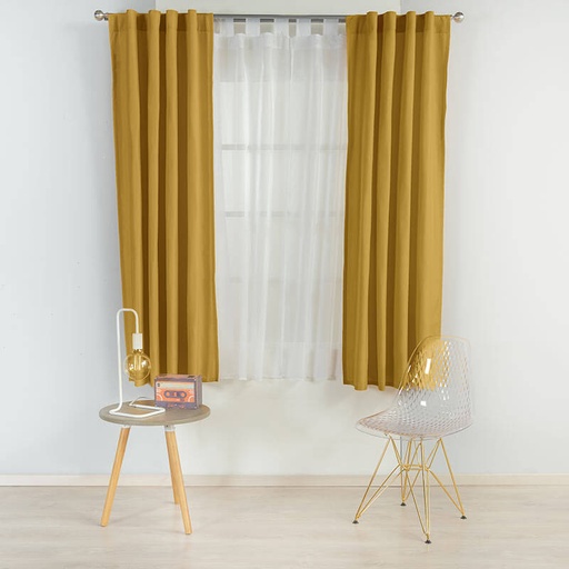 Cortinas Viasoft Mostaza